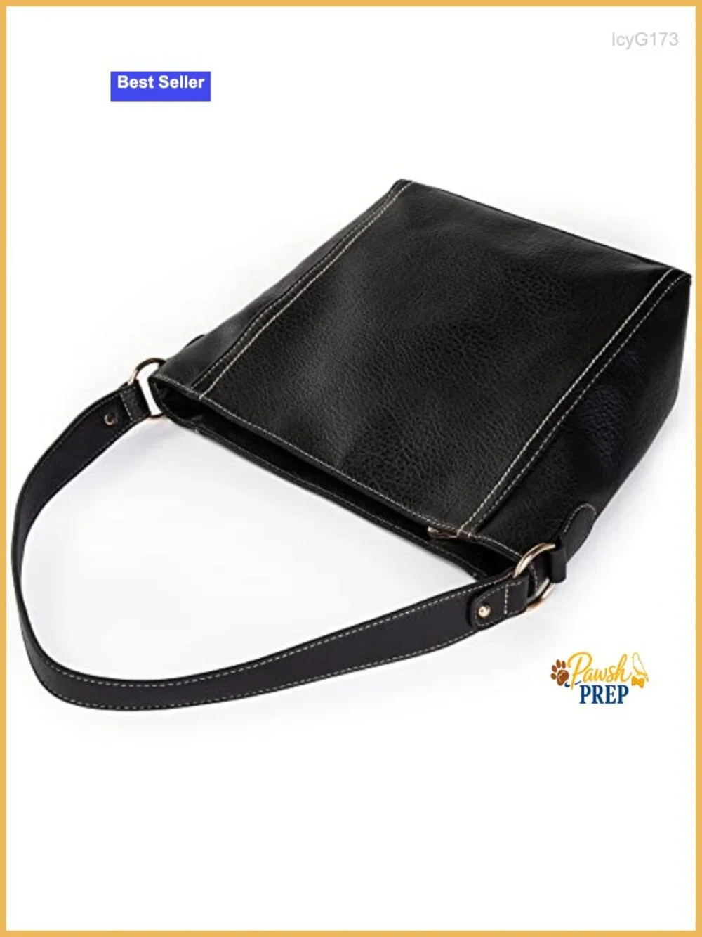 Trendy Soft Faux Leather Hobo Shoulder Bag with Zipper
